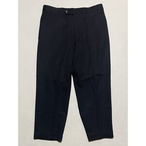 Vintage Sansabelt Jaymar Ruby Size 34 X 27 Mens Dress Pants Slacks Navy Pleats